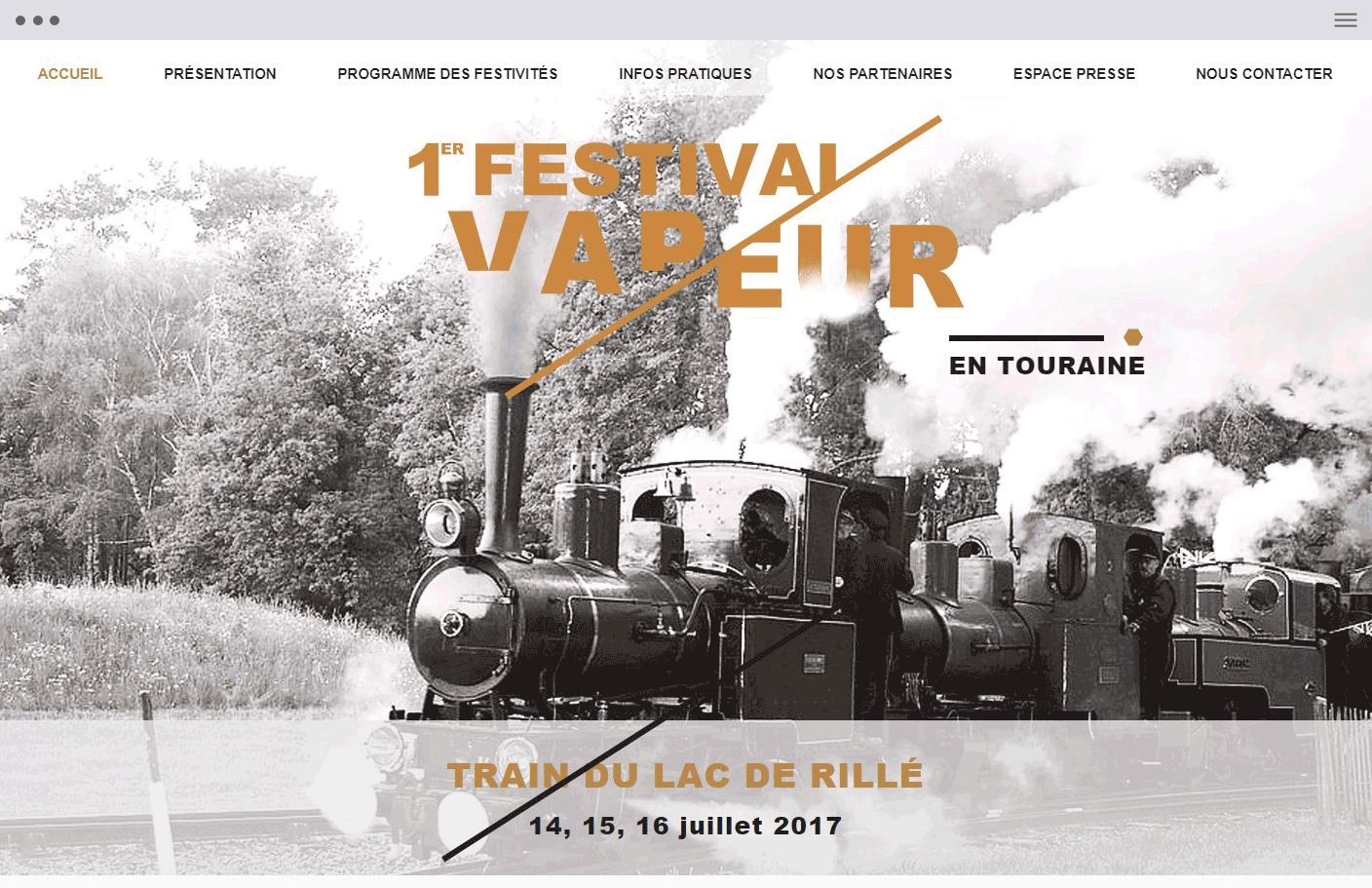 projet festival vapeur